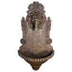 Chiuveta de gradina, fonta, bronz antic, 41x21x76.5 cm, Strend Pro GartenVIP DiyLine