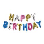 3D Balon model litere „Happy Birthday” - diferite culori - 33 cm Best CarHome