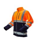 Geaca de lucru, reflectorizanta, lana polara, portocaliu, model Visibility, marimea L/52, NEO GartenVIP DiyLine
