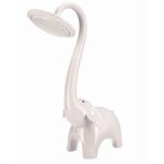 Lampa de birou, Jumi, model elefant, lumina LED reglabila, alb, 9x38 cm GartenVIP DiyLine