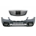 Bara Fata cu Grila Cemtrala Crom Mercedes S-Class W222 Facelift (2014-06.2017) S63 Design Performance AutoTuning