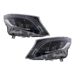 Faruri Full LED Mercedes V-Class W447 (2016-2020) Negru Performance AutoTuning
