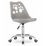 Scaun de birou, Artool, Print, rotativ, PP, gri, 50x57x81.5-93.5 cm GartenVIP DiyLine