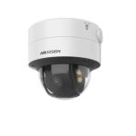 Camera supraveghere IP Dome  ColorVu 4 MP 2.8-12 mm Motorizat Lumina alba 40 m PoE Slot Card Microfon Hikvision DS-2CD2747G2T-LZSC SafetyGuard Surveillance