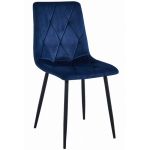 Scaun bucatarie/living, Artool, Libra, catifea, metal, bleumarin si negru, 44x40x88.5 cm GartenVIP DiyLine