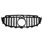 Grila Centrala Mercedes E-Class W213 S213 C238 A238 (2016-2019) GT-R Panamericana Design Negru Cu Camera 360 Performance AutoTuning