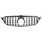 Grila Centrala Mercedes W205 Sedan S205 T-Modell A205 Cabriolet C205 Coupe Facelift (03.2018-2020) Negru Performance AutoTuning