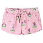 Pantaloni scurți pentru copii cu șnur roz deschis 104 GartenMobel Dekor