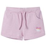 Pantaloni pentru copii cu șnur, lila combinat, 104 GartenMobel Dekor