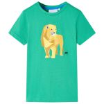 Tricou pentru copii, verde, 104 GartenMobel Dekor