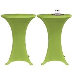 Husă elastică pentru masă, 2 buc., verde, 60 cm GartenMobel Dekor