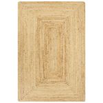 Covor manual, natural, 80 x 160 cm, iută GartenMobel Dekor