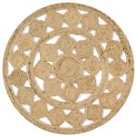 Covor manual din iută împletită, 150 cm GartenMobel Dekor
