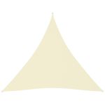Parasolar, crem, 4,5x4,5x4,5 m, țesătură oxford, triunghiular GartenMobel Dekor