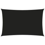 Parasolar, negru, 2x5 m, țesătură oxford, dreptunghiular GartenMobel Dekor