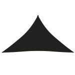 Parasolar, negru, 5x5x6 m, țesătură oxford, triunghiular GartenMobel Dekor
