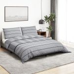 Set cu husă de pilotă, gri, 240x220 cm, bumbac GartenMobel Dekor
