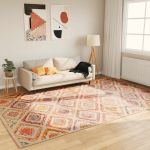 Covor lavabil, multicolor, 190x300 cm, anti-alunecare GartenMobel Dekor