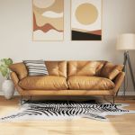 Covor alb-negru, 120x170 cm, model zebră lavabil anti-alunecare GartenMobel Dekor