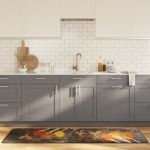 Covor bucătărie, multicolor, 60x180 cm, lavabil, anti-alunecare GartenMobel Dekor