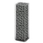 Coș gabion cu capace, sârmă galvanizată, 100 x 30 x 30 cm  GartenMobel Dekor