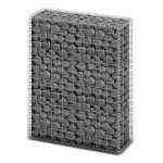 Coș gabion cu capace, sârmă galvanizată, 100 x 80 x 30 cm  GartenMobel Dekor