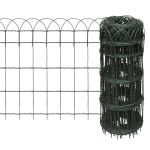 Gard delimitare grădină fier vopsit electrostatic 25 x 0,65 m GartenMobel Dekor