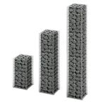 Set gabioane, 3 buc, sârmă galvanizată  GartenMobel Dekor