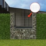 Coș gabion în formă de U, 160 x 20 x 150 cm, oțel galvanizat GartenMobel Dekor