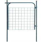 Poartă pentru gard de gradină 100 x 100 cm verde GartenMobel Dekor