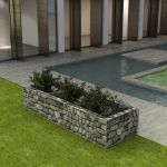 Strat înălțat gabion, 270 x 90 x 50 cm, oțel  GartenMobel Dekor