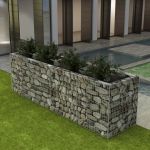 Strat înălțat gabion, 360 x 90 x 100 cm, oțel  GartenMobel Dekor