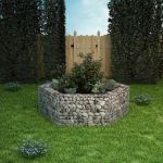 Strat înălțat gabion hexagonal, 160 x 140 x 50 cm GartenMobel Dekor