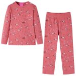 Pijamale copii cu mâneci lungi roz fanat 116 GartenMobel Dekor