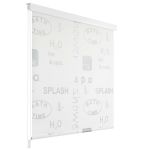 Roletă perdea de duș 140x240 cm Imprimeu Splash GartenMobel Dekor