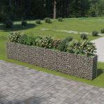 Strat înălțat gabion, 540 x 50 x 100 cm, oțel galvanizat GartenMobel Dekor