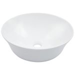 Chiuvetă de baie, alb, 41x12,5 cm, ceramică GartenMobel Dekor