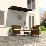 Copertină retractabilă, antracit, 200 x 150 cm GartenMobel Dekor