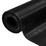 Covor anti-alunecare, 1,5x4 m, cauciuc, cu striații fine, 3 mm GartenMobel Dekor