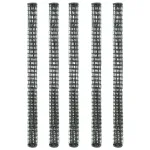 Plase gard de grădină, 5 buc., verde, 1x1,2 m, HDPE GartenMobel Dekor