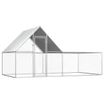 Coteț pentru păsări, 4 x 2 x 2 m, oțel galvanizat GartenMobel Dekor