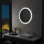 Oglindă cu LED de baie, 70 cm GartenMobel Dekor