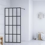 Paravan de duș walk-in, 80x195 cm, sticlă securizată mată GartenMobel Dekor