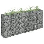 Strat înălțat gabion, 180 x 30 x 90 cm, oțel galvanizat GartenMobel Dekor