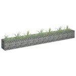 Strat înălțat gabion, 270 x 30 x 30 cm, oțel galvanizat GartenMobel Dekor