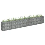 Strat înălțat gabion, 360 x 30 x 60 cm, oțel inoxidabil GartenMobel Dekor