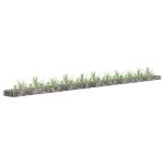 Strat înălțat gabion, 450x30x10 cm, oțel galvanizat GartenMobel Dekor