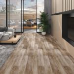 Plăci pardoseală autoadezive lemn decolorat 5,02 m² PVC 2 mm GartenMobel Dekor