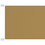 Copertină verticală, bej, 140x1000 cm, țesătură Oxford GartenMobel Dekor