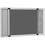 Plasă insecte extensibilă pentru ferestre, alb, (100-193)x75 cm GartenMobel Dekor